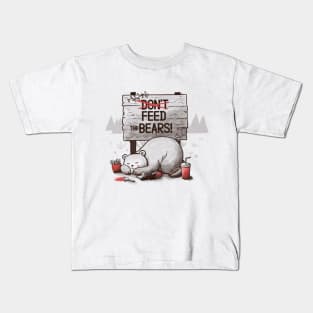 Don't Feed The Bears Kids T-Shirt